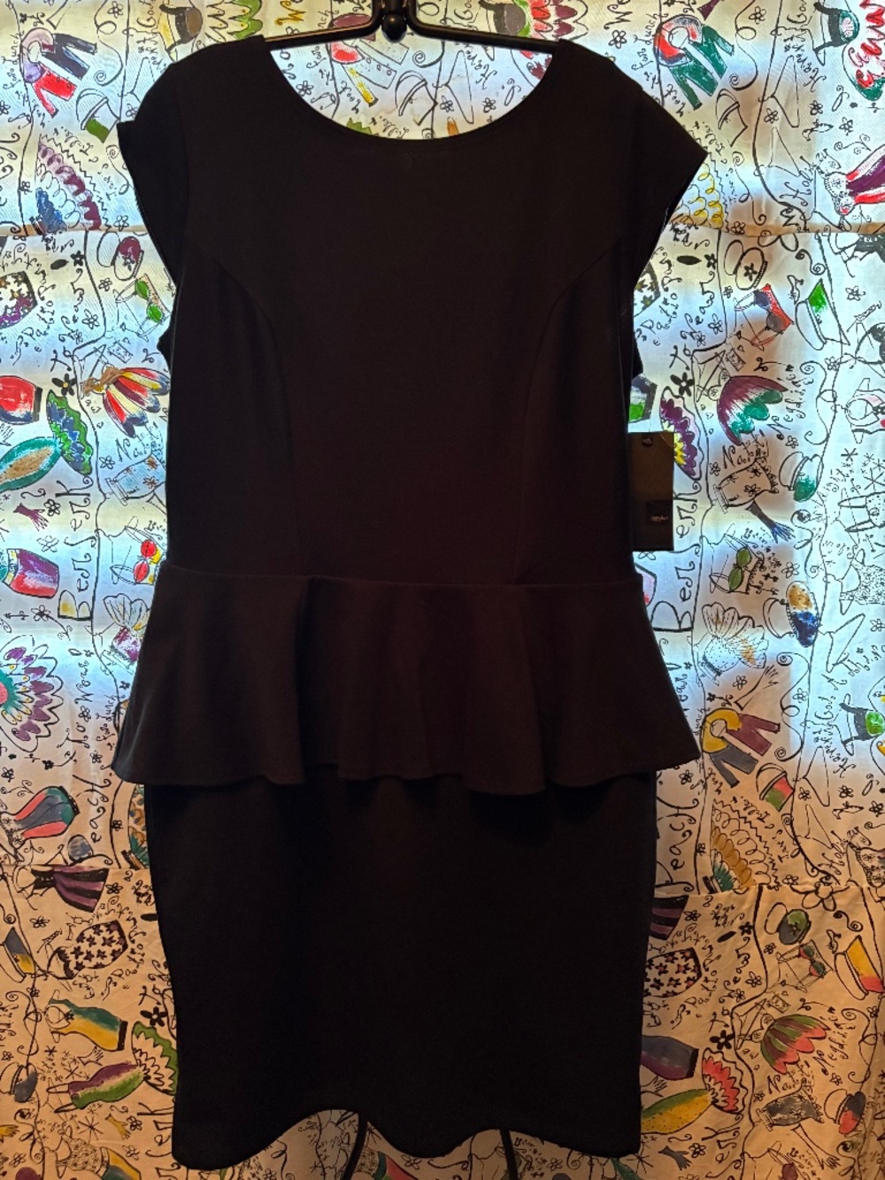 Massimo for Target cap sleeve peplum dress